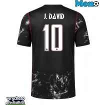 Canada Jonathan David #10 Replica Away Shirt World Cup 2026 Short Sleeve